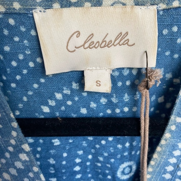 Cleobella Tominga Indigo Blue Jumpsuit Size Small - Picture 4 of 15